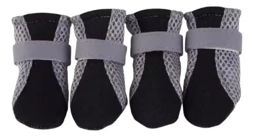Bota Pet Antiderrapante Confortável Kit 4 Unidades Lr-0319