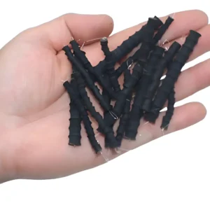 Kit Stopper de Borracha para Pesca 200 Peças 4 Tamanhos